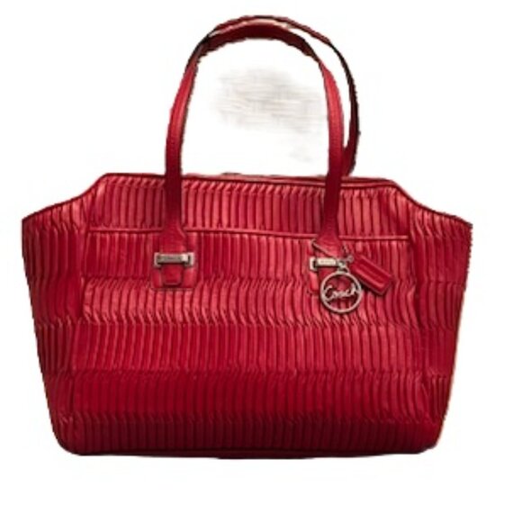 Coach Taylor Gathered Leather Alexis Carryall - Picture 3 of 8